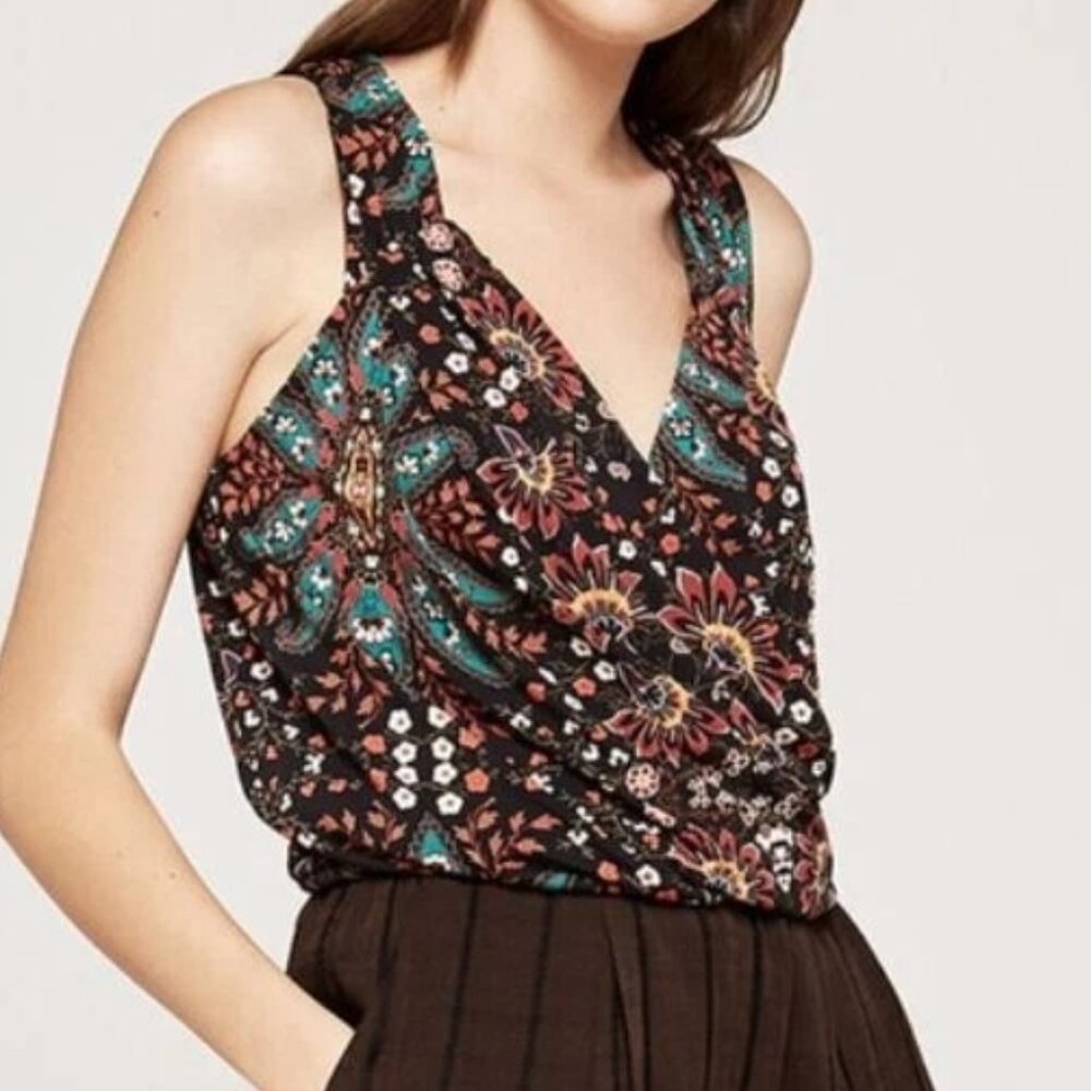 BCBGeneration Multicolor Floral Blouse